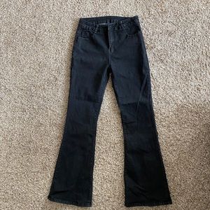 Black bell bottom jeans